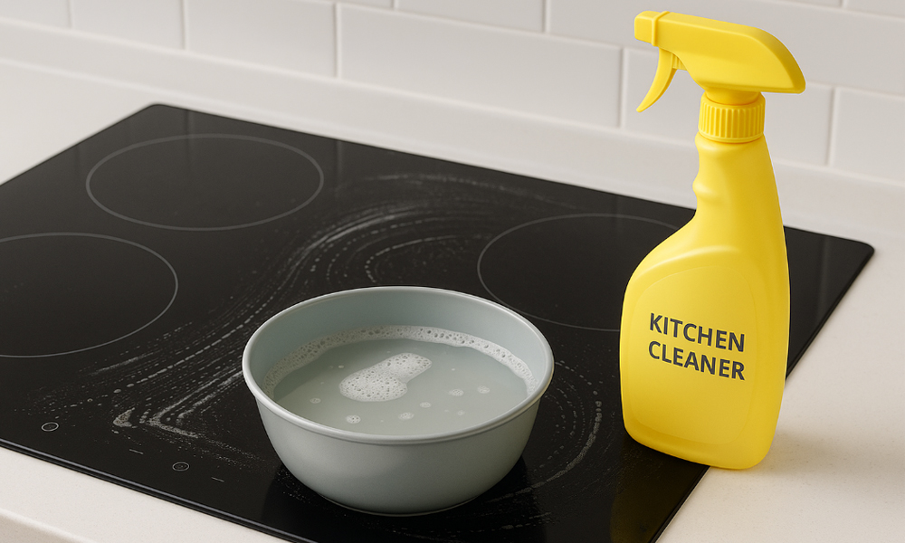 Combo “nước ấm + nước lau bếp” – trợ thủ không thể thiếu