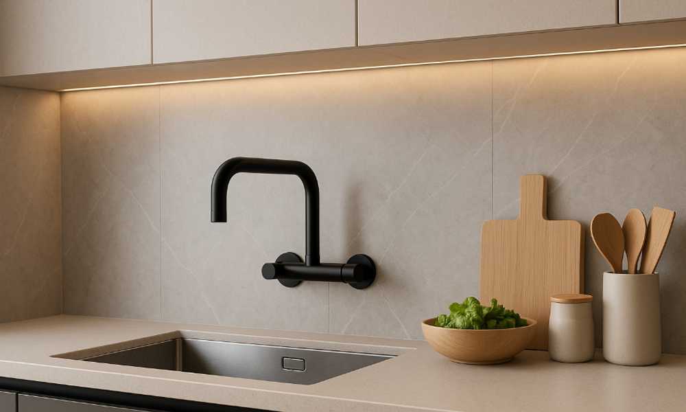 Vòi rửa bát âm tường là gì?