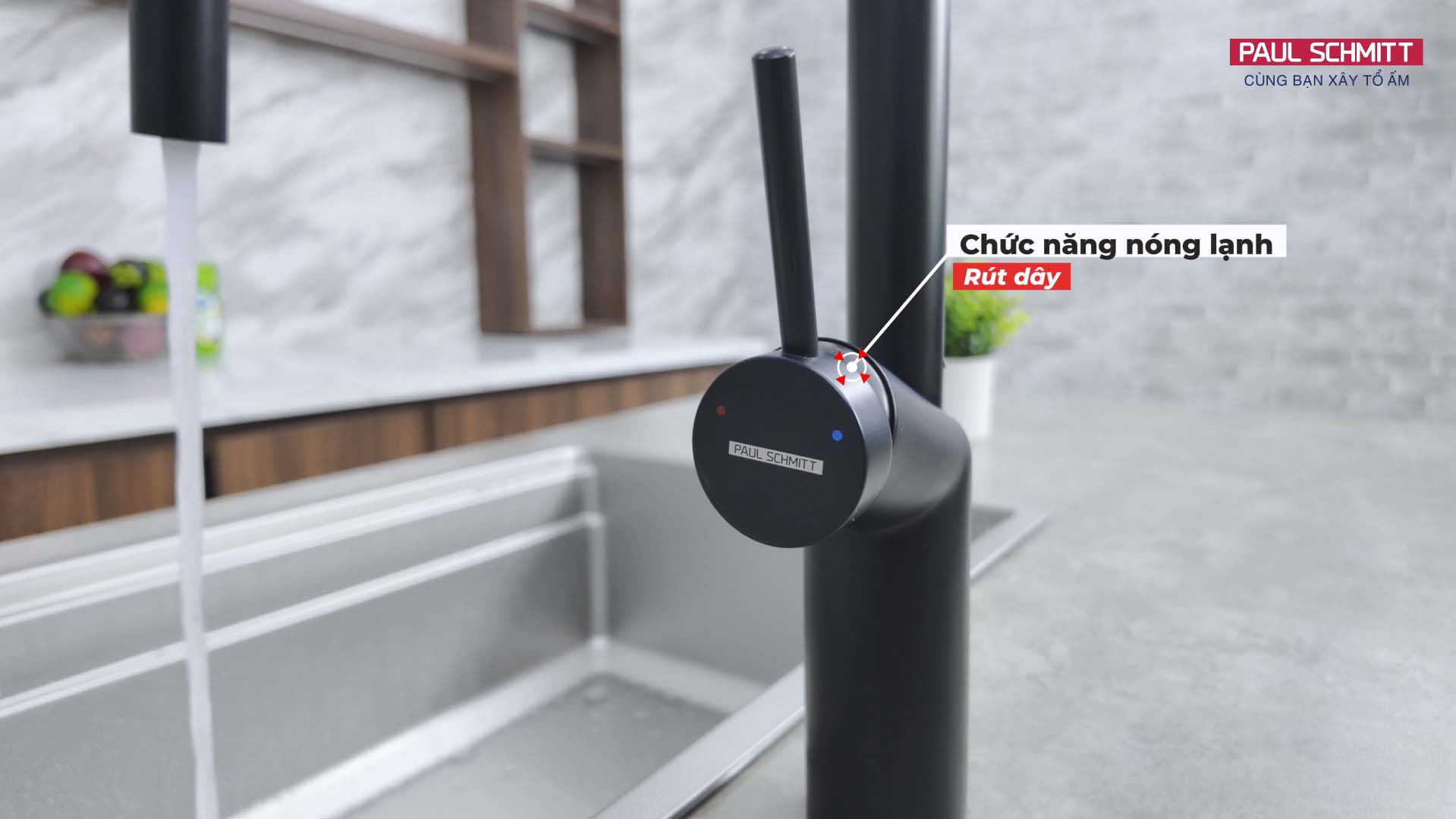 vòi rửa bát dây rút Paul Schmitt