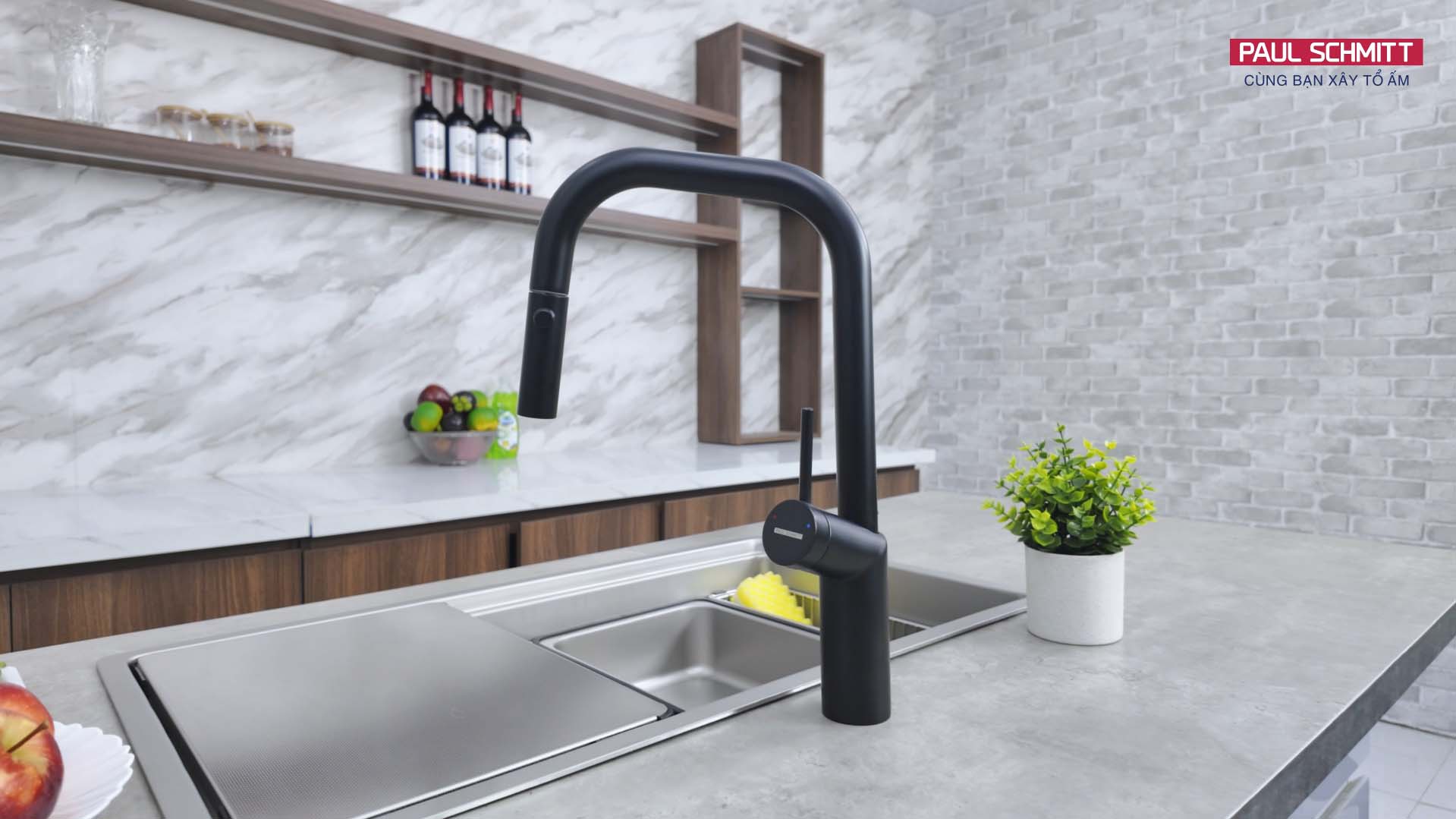 vòi bếp Paul Schmitt PA321KB