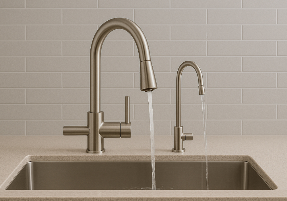 Vòi rửa bát tích hợp lọc nước là cái gì vậy trời?