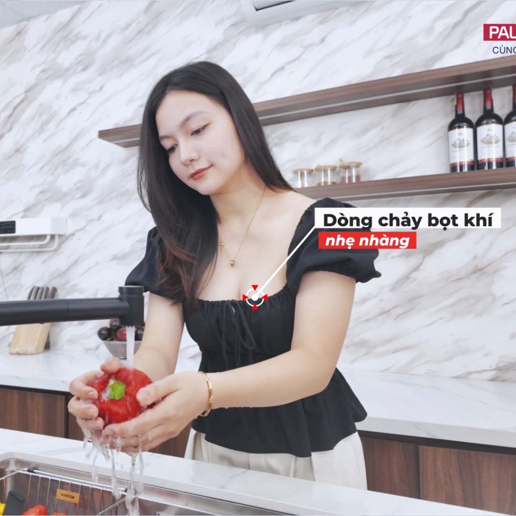 Vòi rửa bát bằng đồng PA327KB