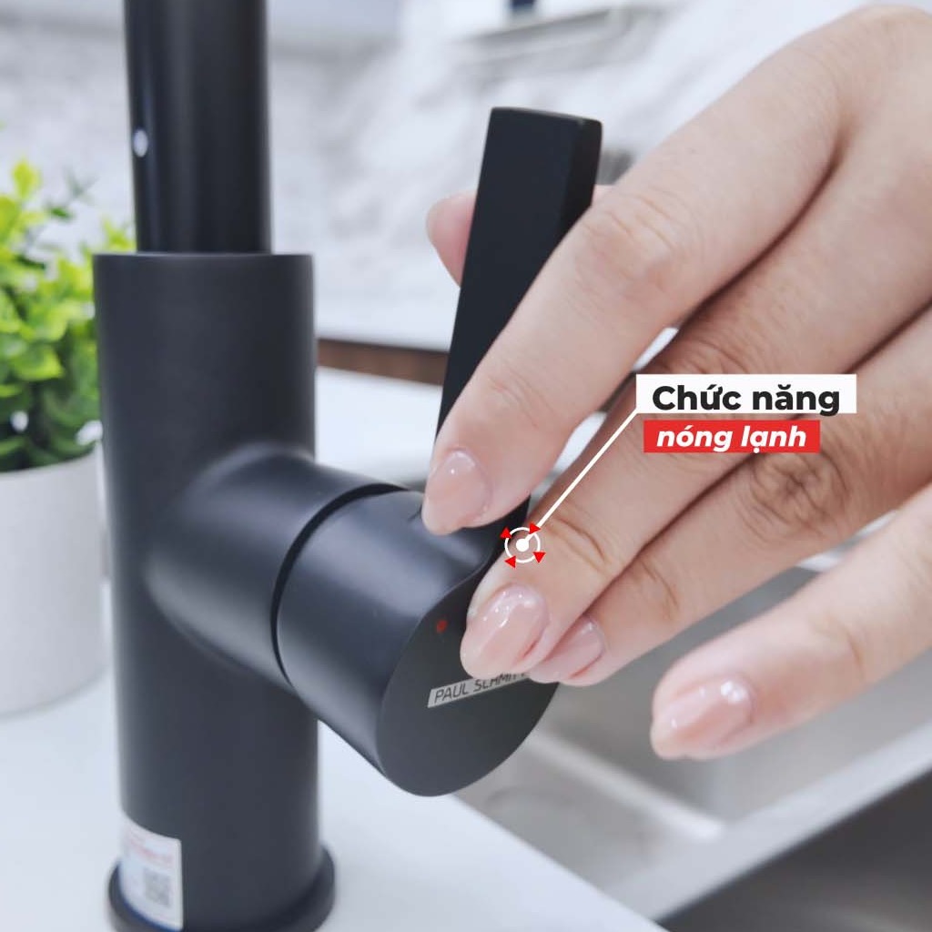 vòi rửa bát nóng lạnh Paul Schmitt PA327KB