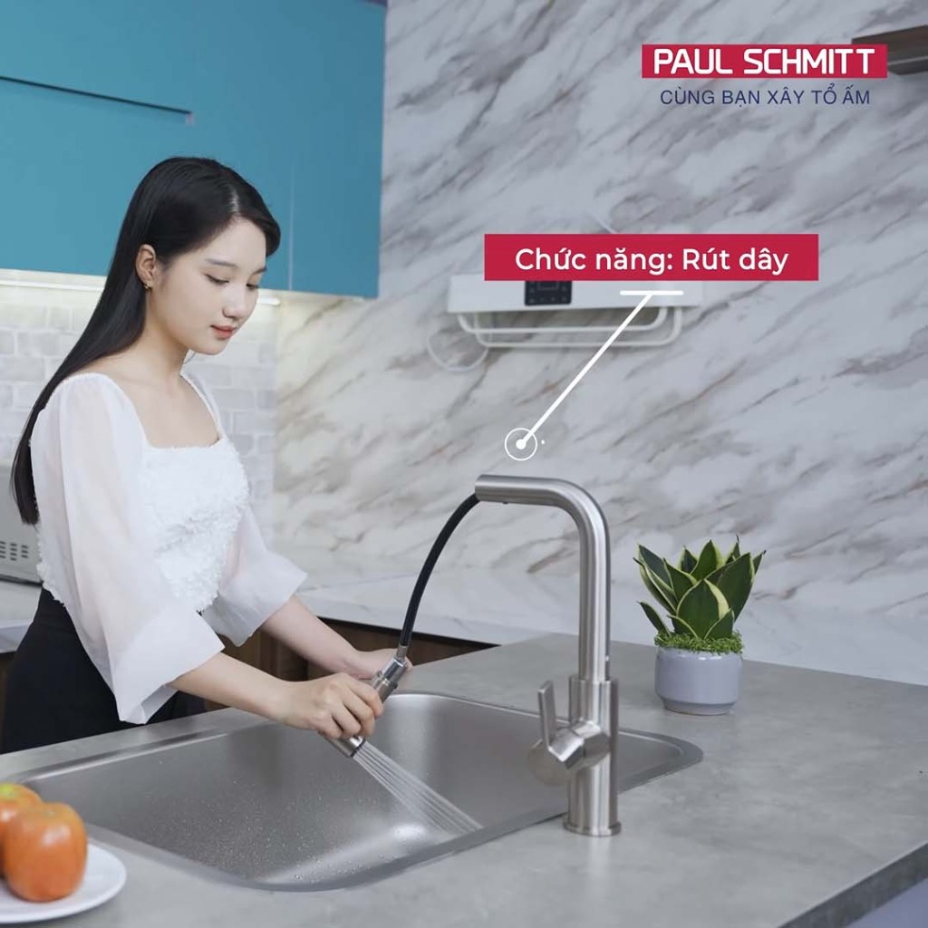 Vòi dây rút cao cấp Paul Schmitt PA327KBN