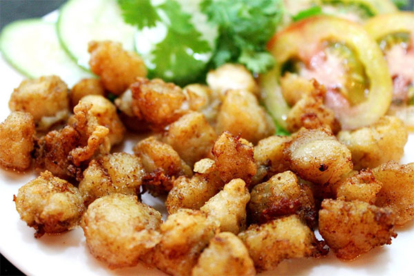 Sụn gà rang muối, bùng nổ vị giác