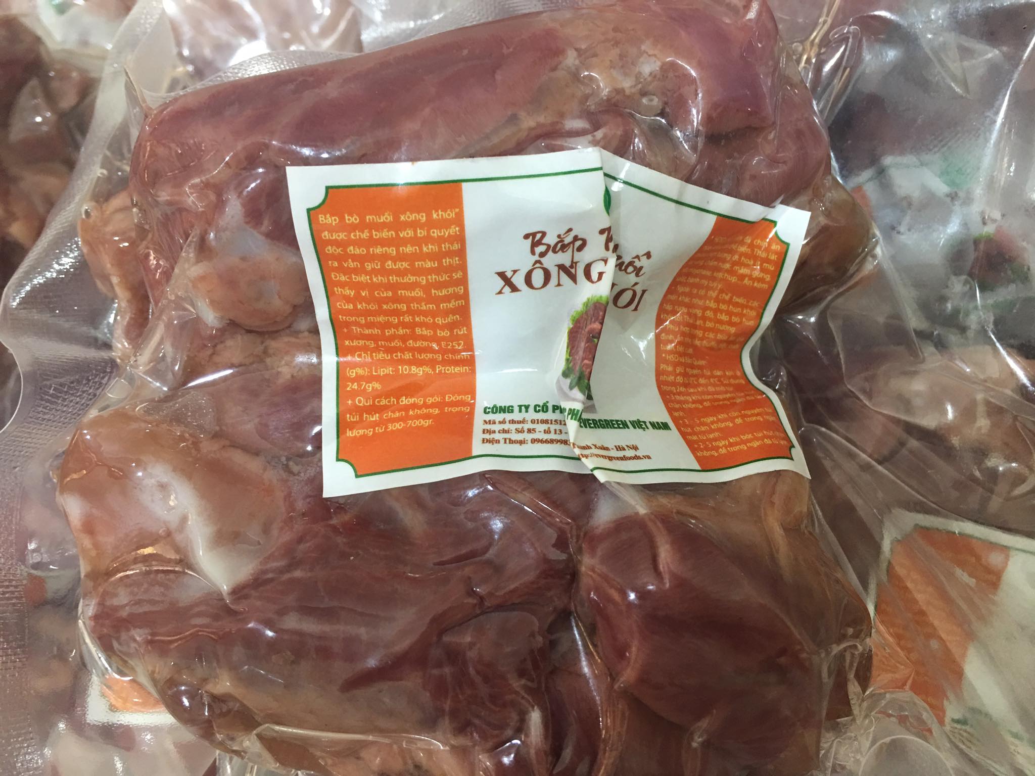 Bắp bò muối hun khói được cung cấp sỉ lẻ tại Amazing Foods