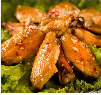 Món cánh gà khúc giữa rim coca đậm đà hấp dẫn