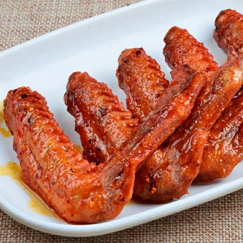 cánh vịt nướng sate cay