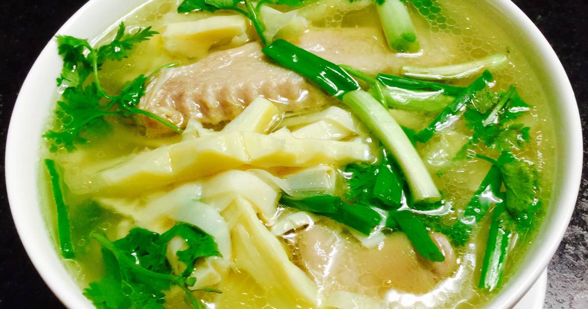 cánh vịt xáo măng