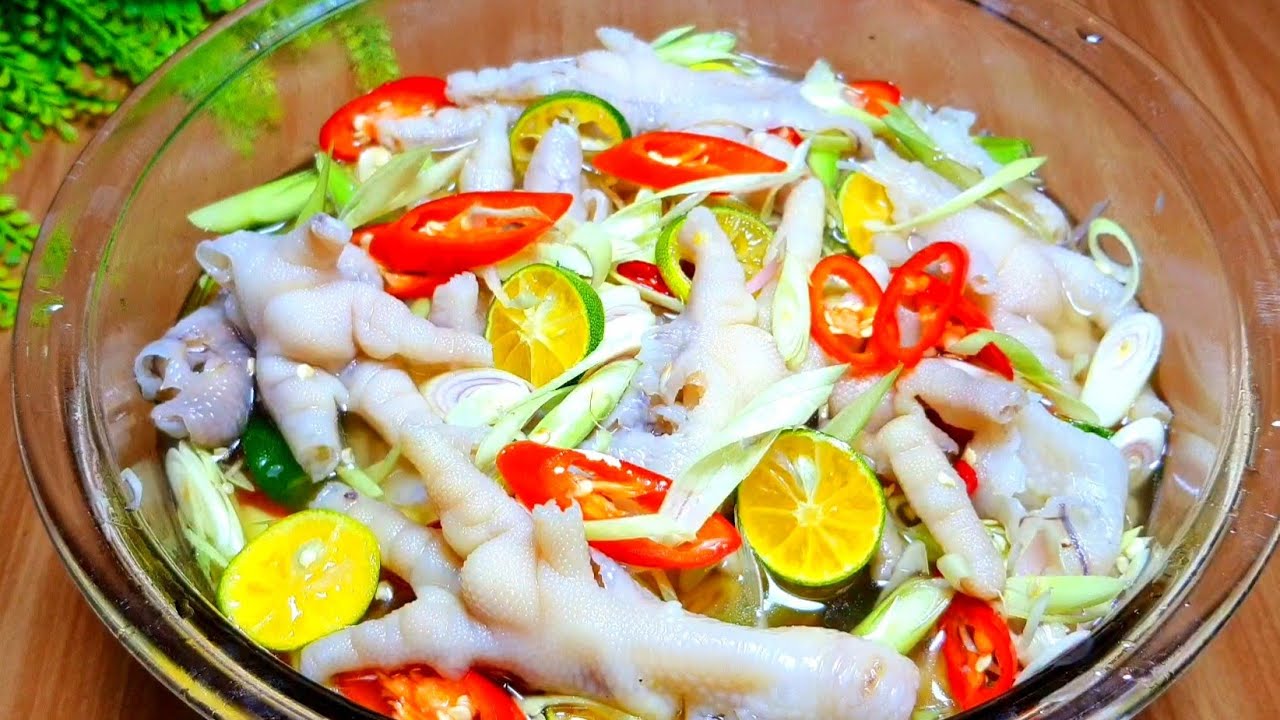 chân gà rút xương sả tắc