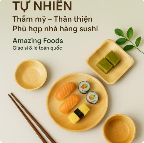 Chén Dĩa Ép Từ Mo Cau – Lựa Chọn Độc Đáo, Thẩm Mỹ Cao Cho Các Nhà Hàng