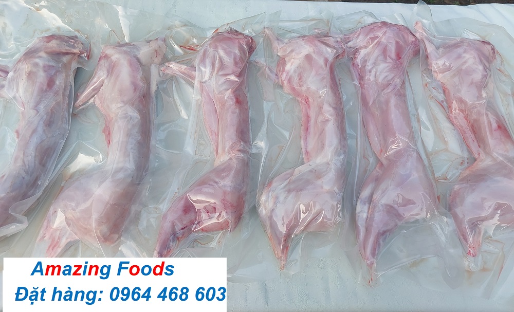 THỊT THỎ LÀM SẠCH LỘT DA