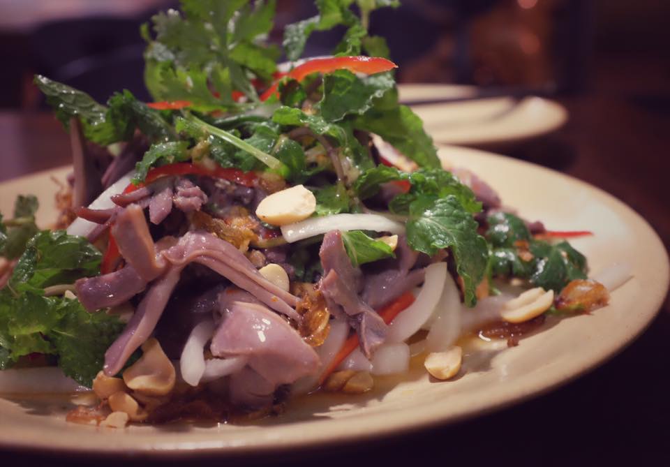 Mề vịt bóp gỏi