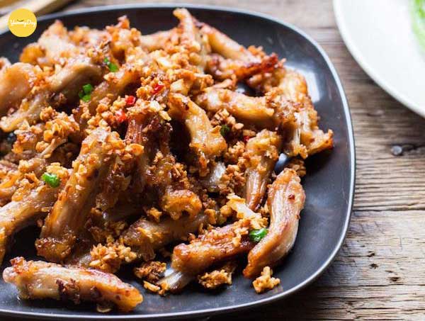 Lưỡi Vịt Xào sả ớt