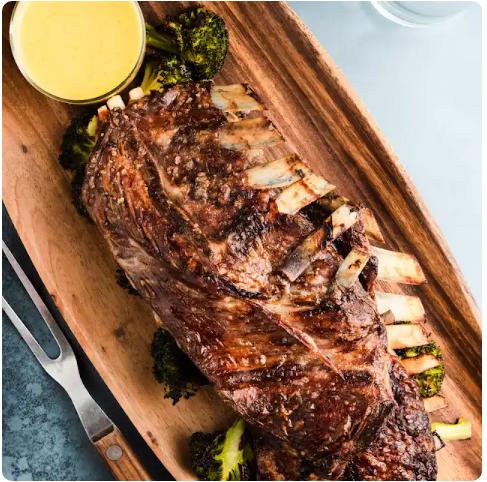 BẸ SƯỜN CỪU ÚC CẮT KIỂU PHÁP - đút lò