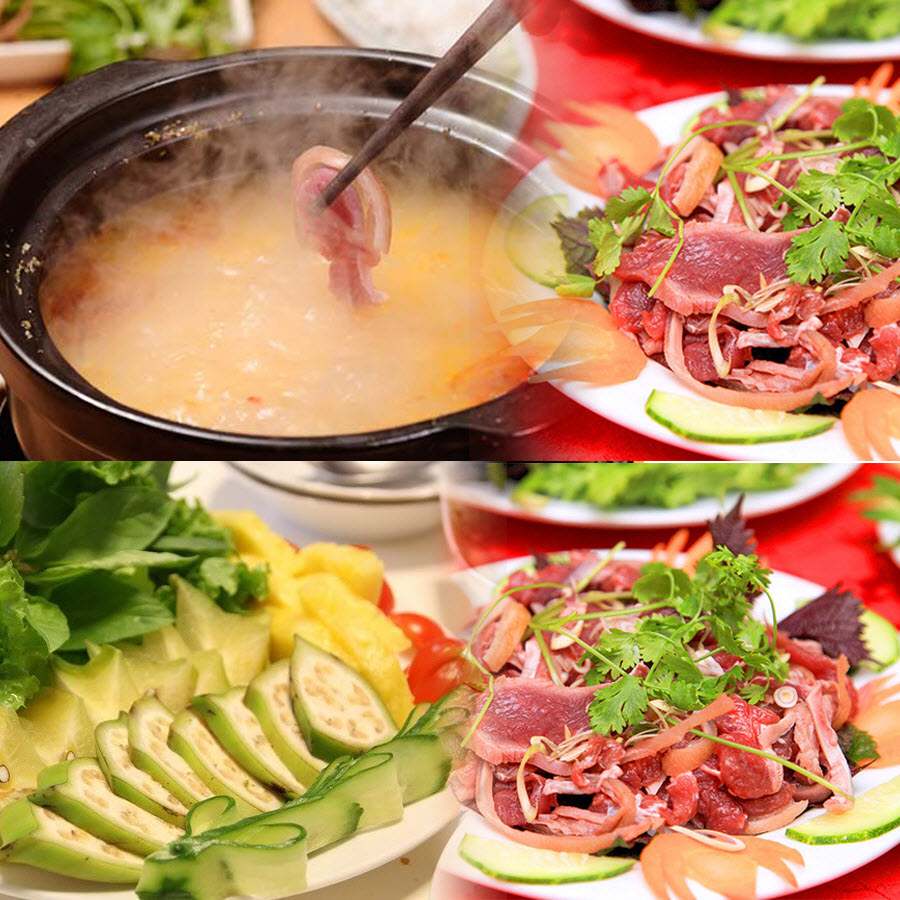 Thịt đùi dê nhúng mẻ khiến thực khách ghiền mê mệt luôn