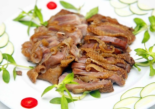 Thịt nhím nướng ngũ vị