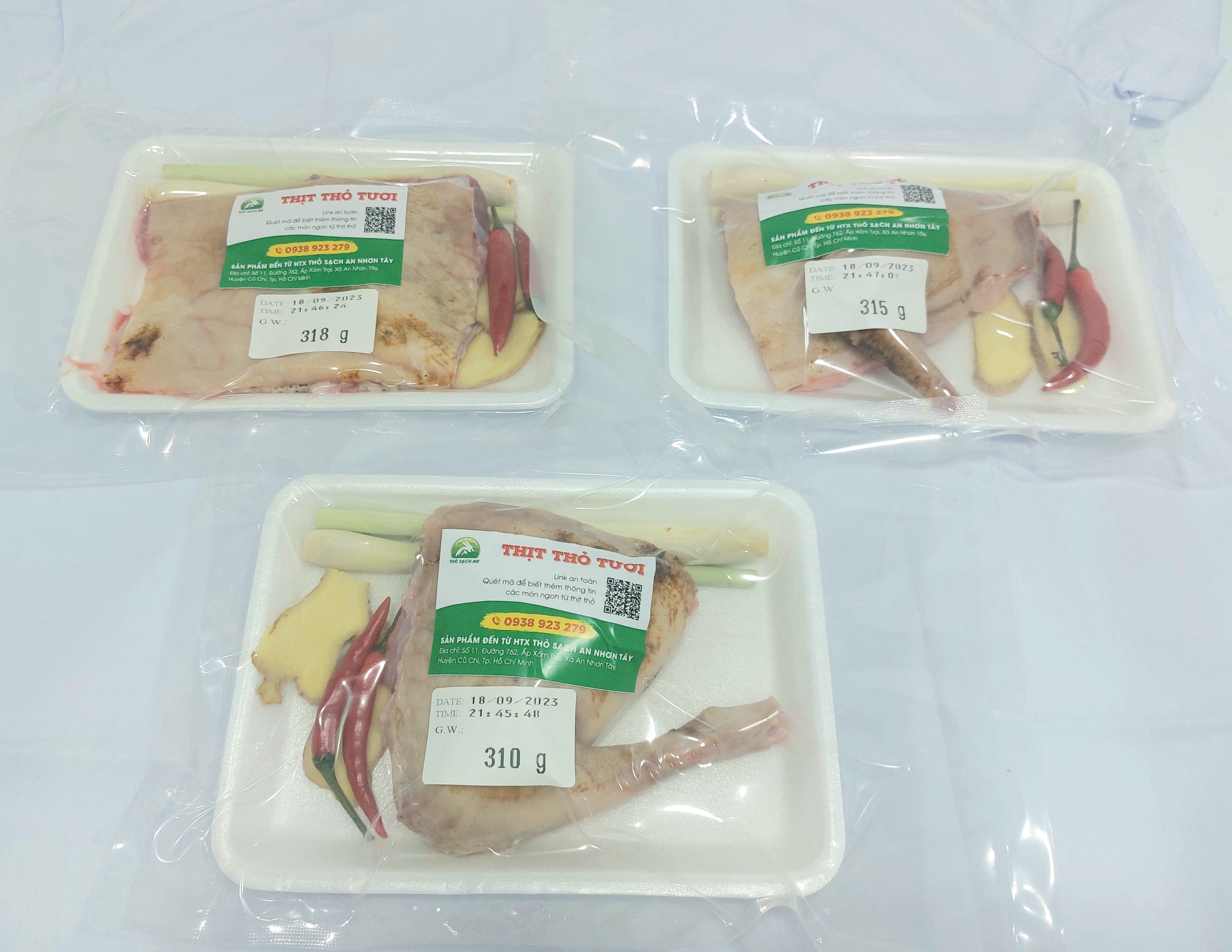 THỊT THỎ ĐÓNG KHAY, TIỆN DỤNG, DỄ XÀI, DỄ BẢO QUẢN