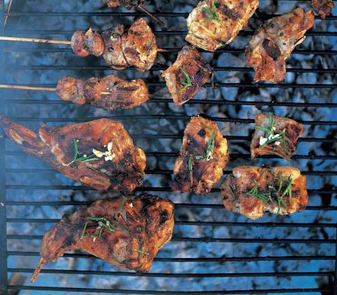 Thọt thỏ nướng BBQ