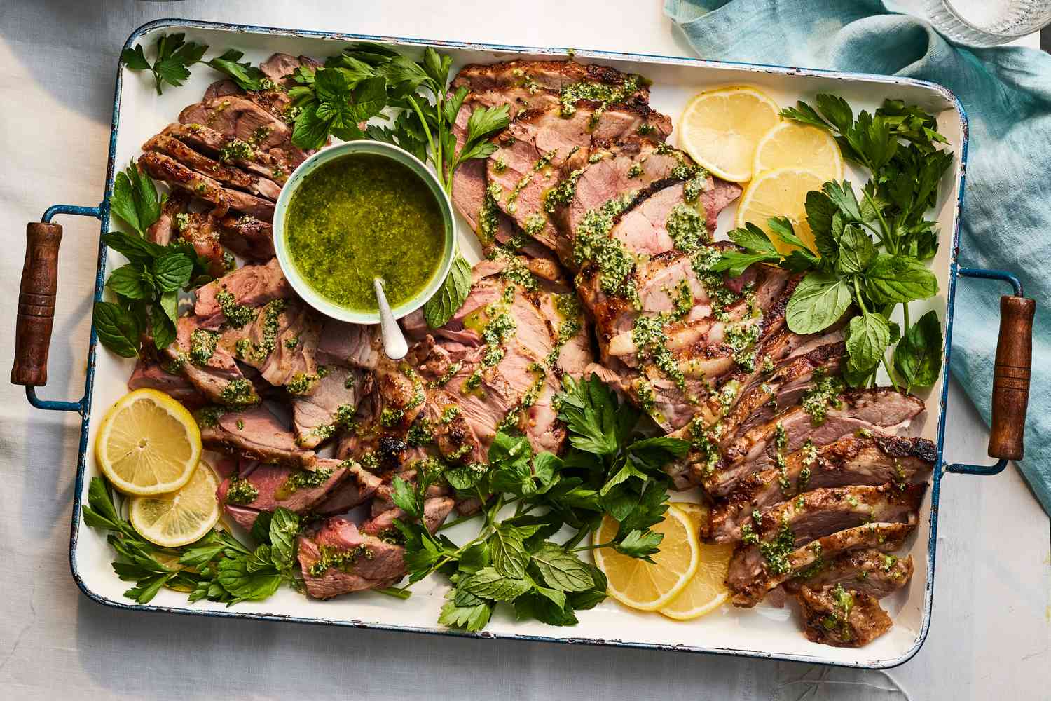 Herb and Garlic Roasted Lamb Shoulder