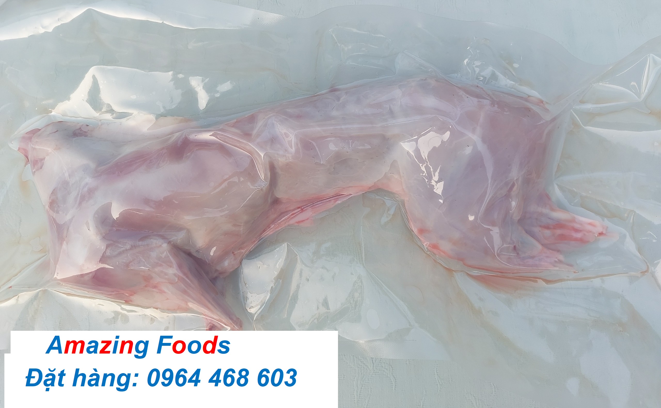 THỊT THỎ LÀM SẠCH BỎ DA cho nhà hàng món Tây