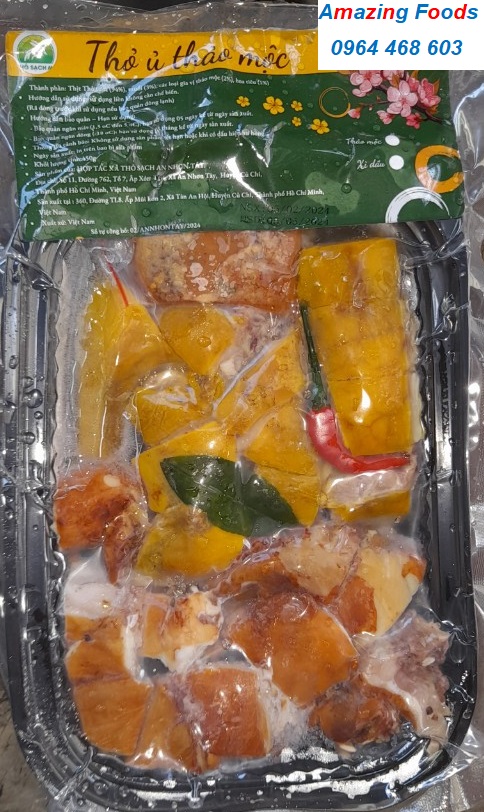 Thỏ ủ muối thảo mộc - đặc sản tại amazing foods