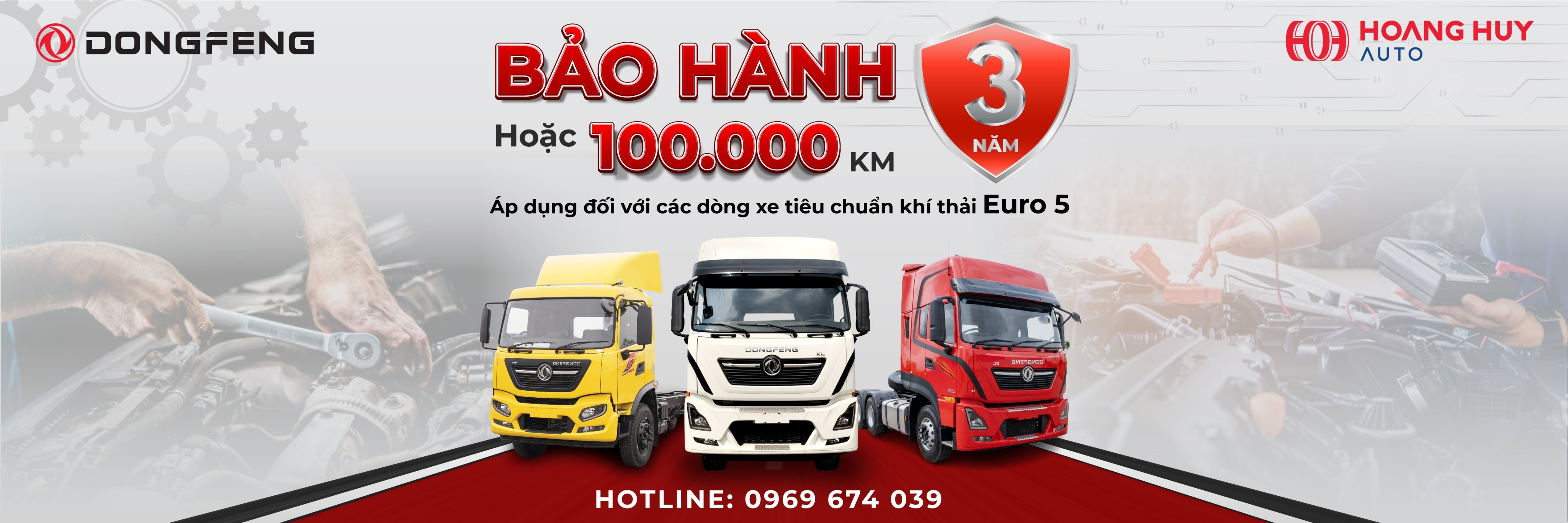 Chính sách bảo hành Hoàng Huy Dongfeng