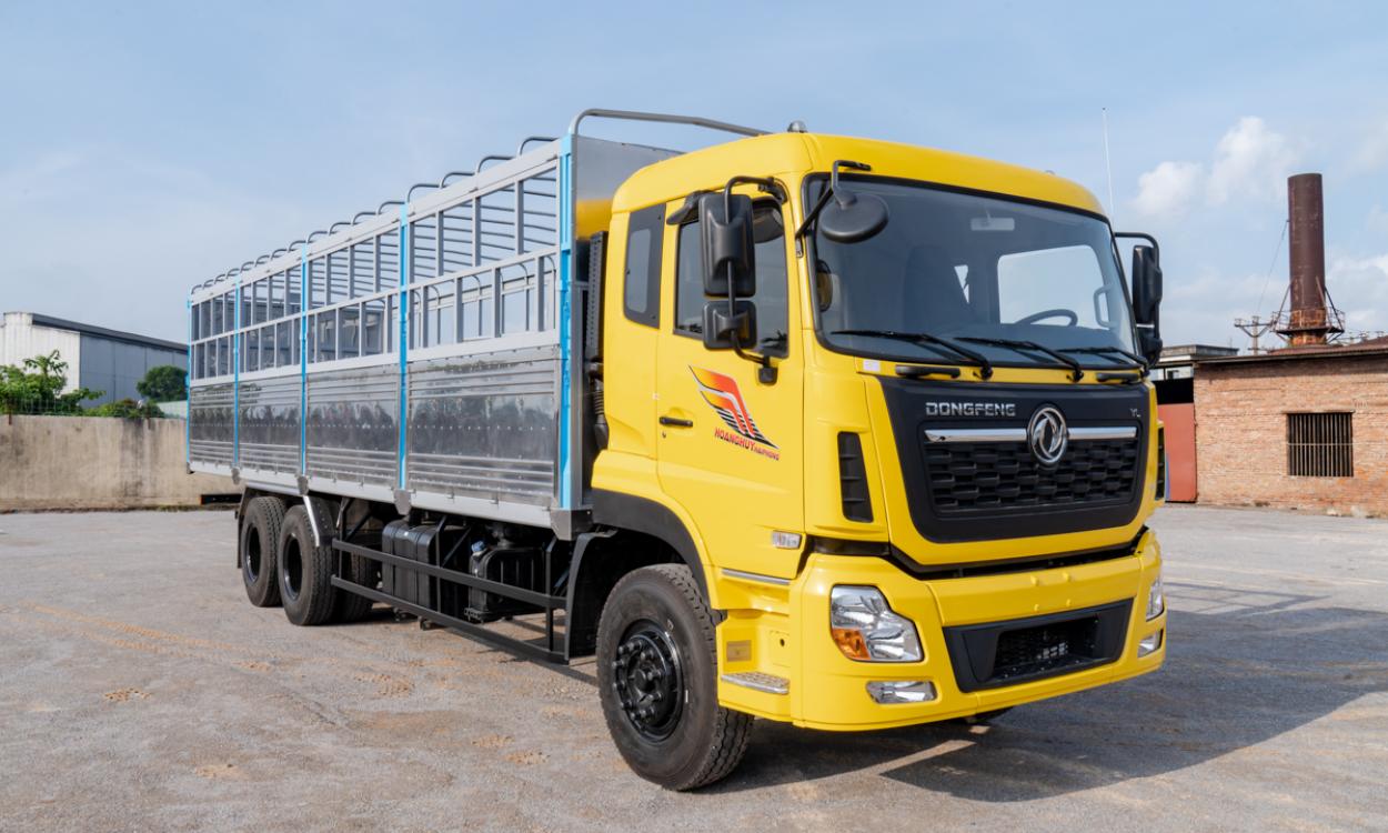 Xe tải Dongfeng C270 (6x4) thùng mui 9.45M - Tải 13.15 tấn Hoàng Huy