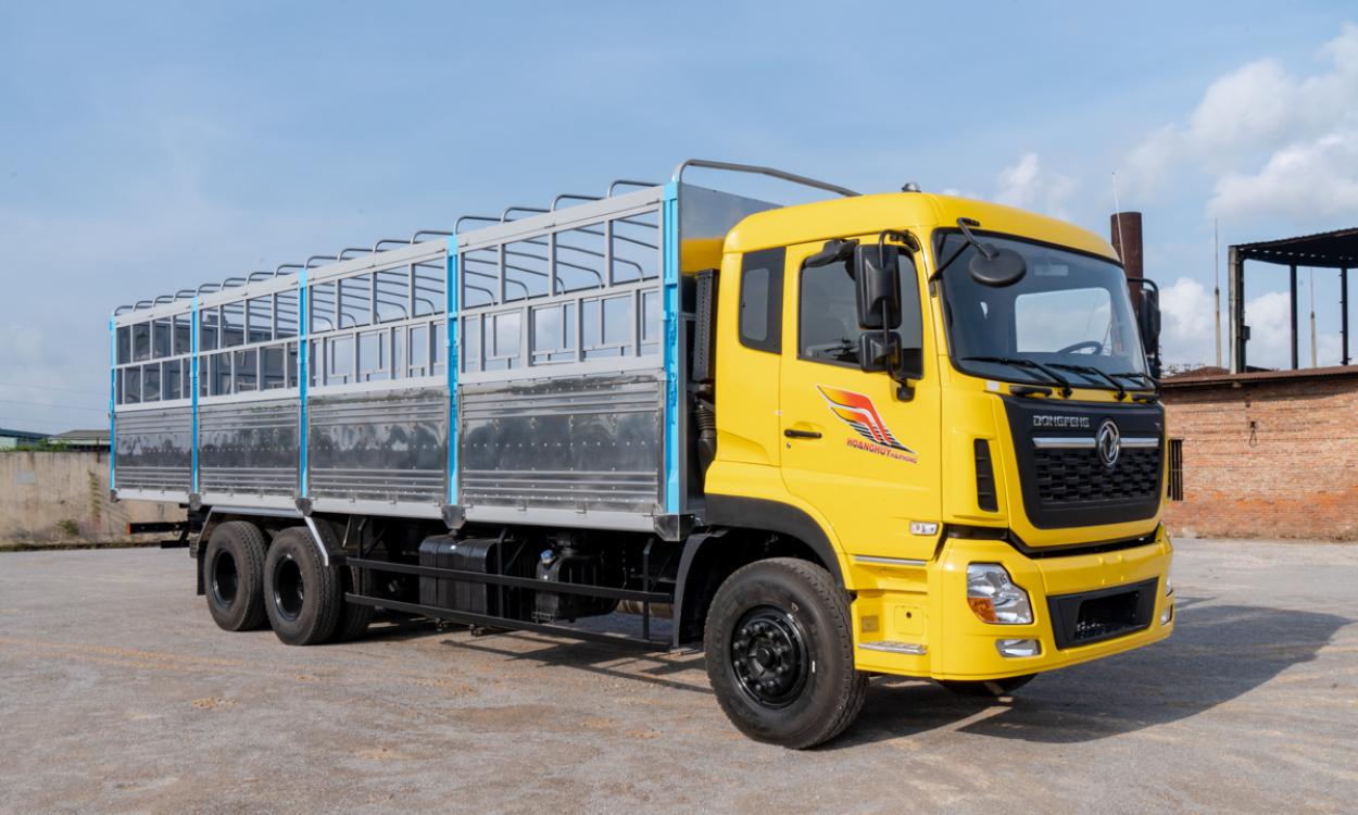 Xe tải Dongfeng C270 (6x4) thùng mui 9.45M - Tải 13.15 tấn Hoàng Huy