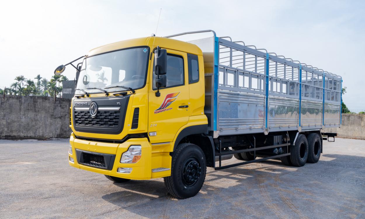 Xe tải Dongfeng C270 (6x4) thùng mui 9.45M - Tải 13.15 tấn Hoàng Huy