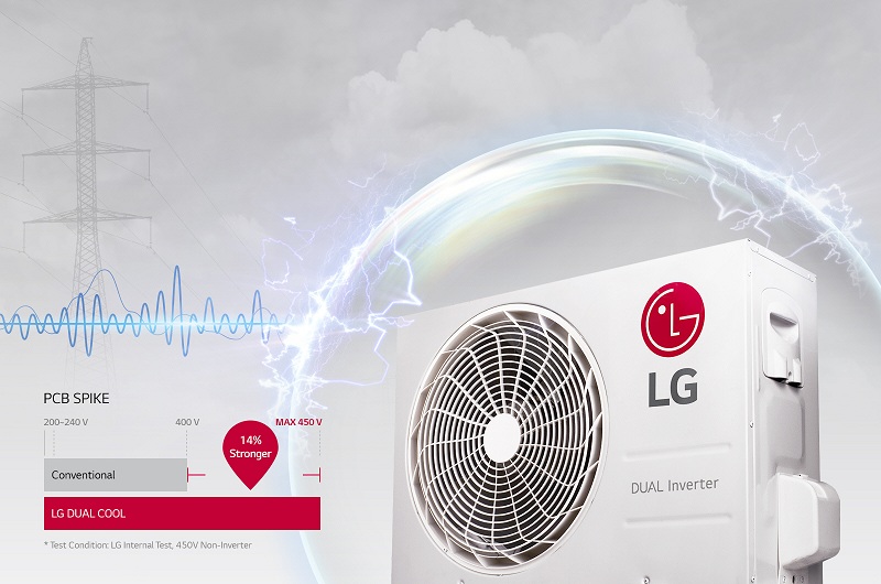Điều hòa LG 24000BTU 2 chiều inverter B24END1- dàn nóng bền bỉ