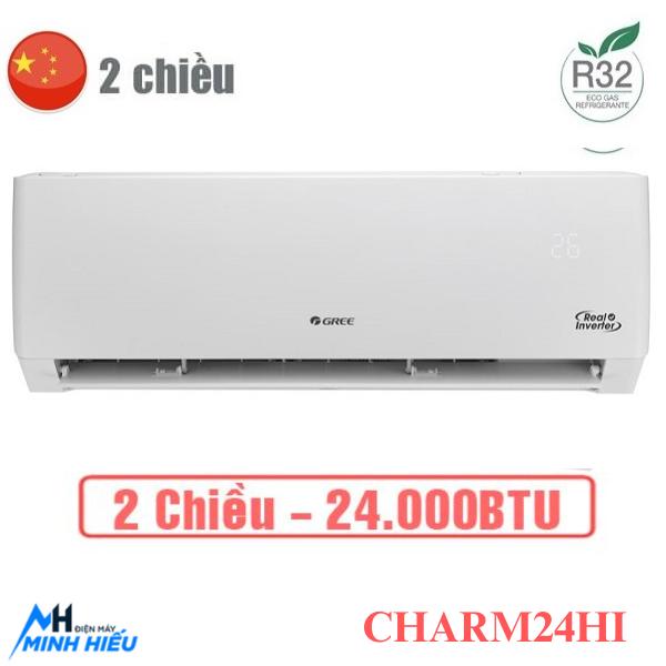 Điều hòa Gree 24000 BTU 2 chiều inverter CHARM24HI
