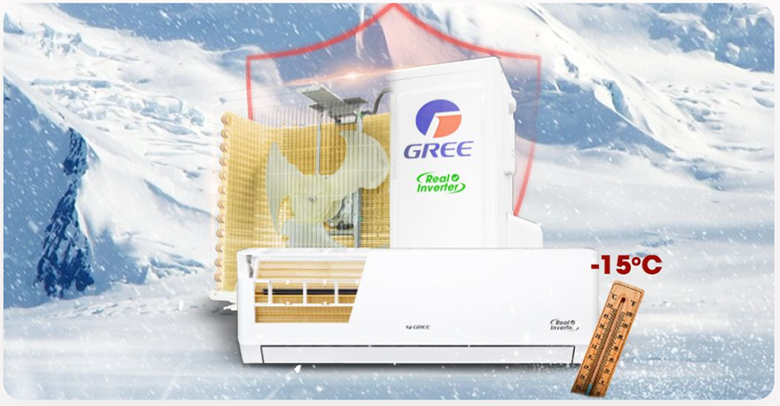 Điều hòa Gree 24000BTU 1 chiều inverter GWC24PD-K3D0P4