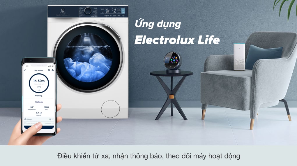 Máy Giặt Electrolux 9Kg EWF9042Q7WB - kết nối thông minh