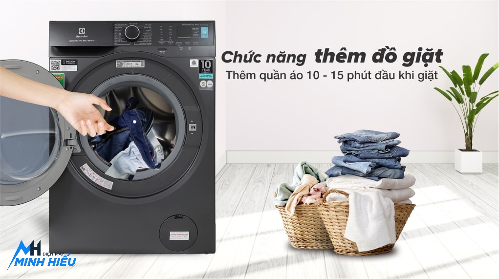 Máy Giặt Electrolux 11Kg EWF1142R7SB - CHỨC NĂNG THÊM ĐỒ GIẶT