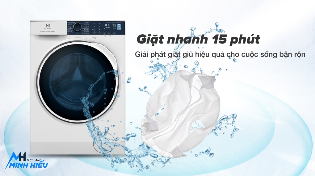 Máy Giặt Electrolux 10Kg EWF1024P5WB - chế độ giặt nhanh