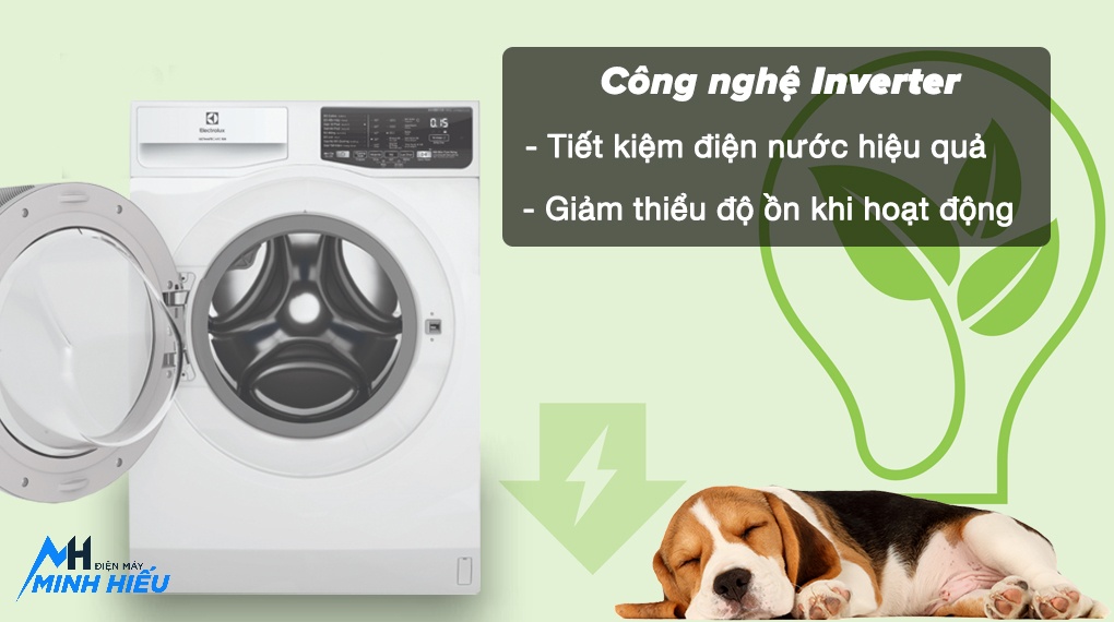 Máy Giặt Electrolux 9kg EWF9024D3WB - tiết kiệm điện năng