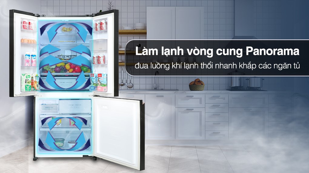 Tủ Lạnh Panasonic 3 Cánh 495 Lít NR-CW530XMMV - công nghệ làm nhanh