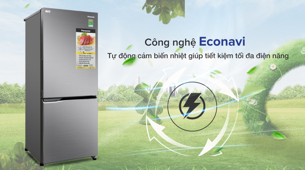 Tủ Lạnh Panasonic 2 Cánh 255 Lít NR-BV280QSVN - công nghệ tiết kiệm điện