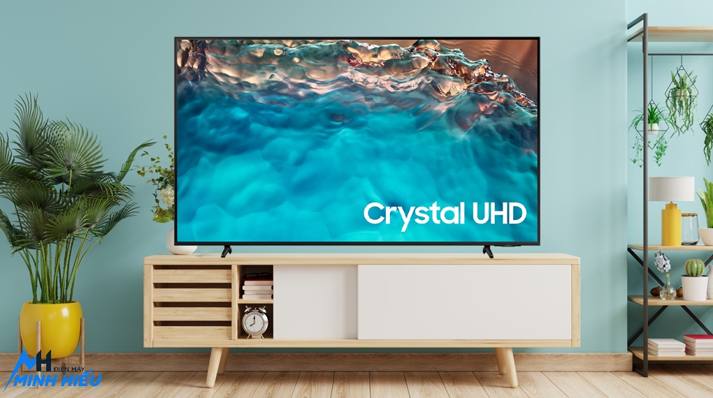 Samsung Smart Tivi 55 Inch 4K UA55BU8000KXXV - thiết kế