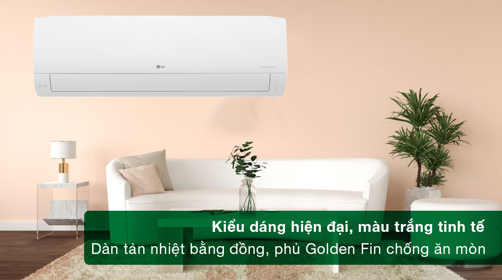 Điều hòa LG 1 chiều Inverter 9.000BTU V10WIN1 (Model 2024) - thiết kế sang trọng