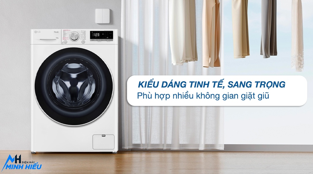 Máy Giặt Sấy LG Giặt 11Kg Sấy 7Kg FV1411D4W - thiết kế