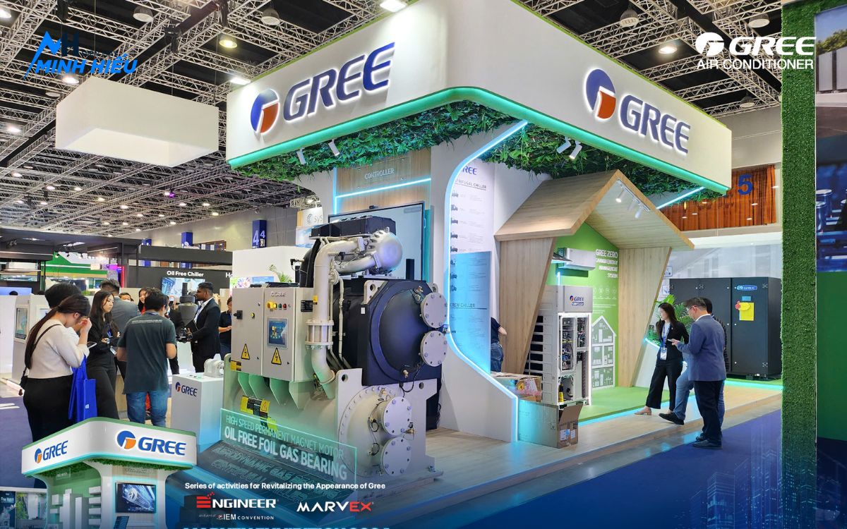 Hình triển làm điều hòa Gree tại Việt Nam