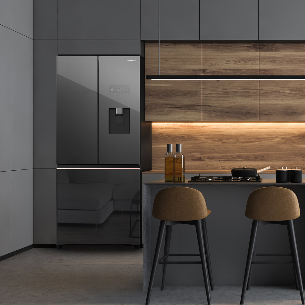 Tủ Lạnh Panasonic 3 Cánh 495 Lít NR-CW530XHHV - thiết kế sang trọng