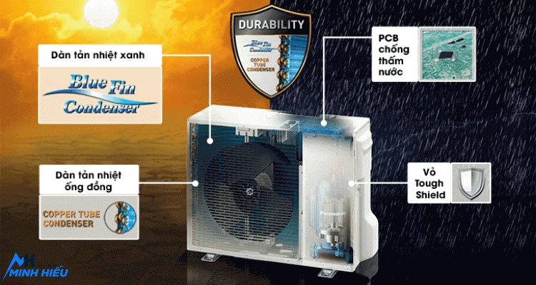 Điều hòa âm trần Panasonic 43000BTU 2 chiều inverter 3 Pha S-3448PU3HB / U-43PZ3H8 bền bỉ