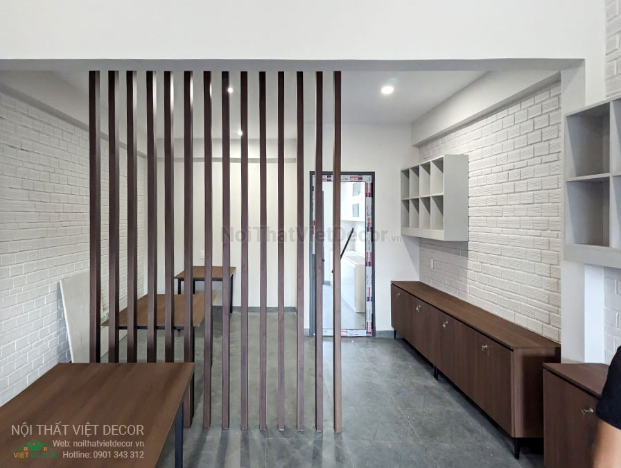 Nội thất Việt Decor thiết kế thi công nội thất, hoàn thiện văn phòng làm việc quận 7 thành phố hồ chí minh, vách ngăn