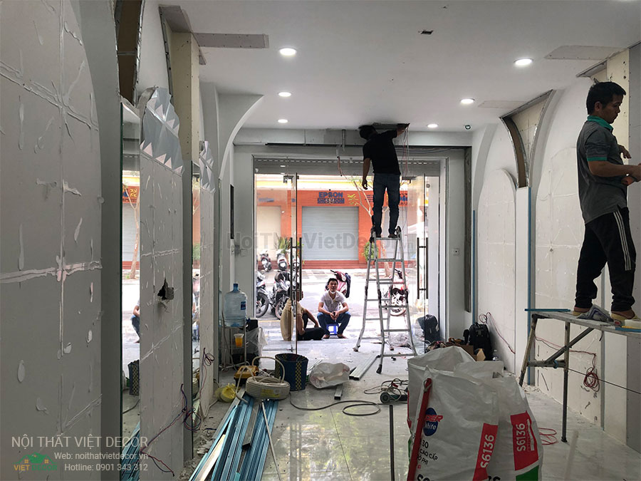 Nội thất Việt Decor thi công nội thất, hoàn thiện cửa hàng thời trang consolism quận 1 hồ chí minh, làm trần thạch cao
