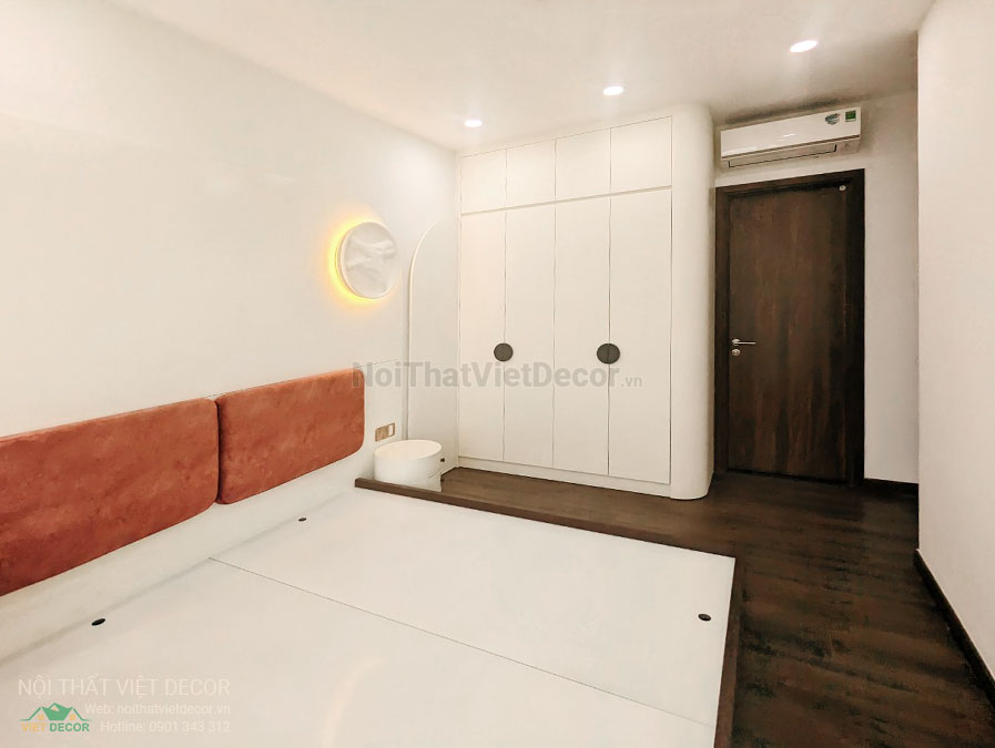 Nội thất Việt Decor thiết kế thi công nội thất căn hộ 3 phòng ngủ tòa nhà CII Tower Bình Thạnh Hồ Chí Minh phòng ngủ 1