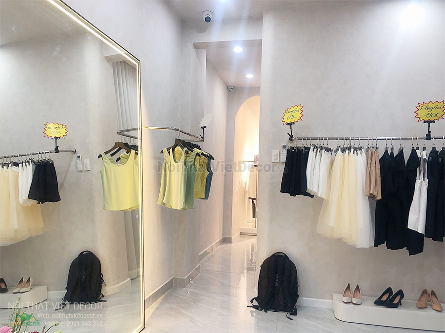 Nội thất Việt Decor thiết kế thi công nội thất, hoàn thiện cửa hàng thời trang consolism quận 1 hồ chí minh