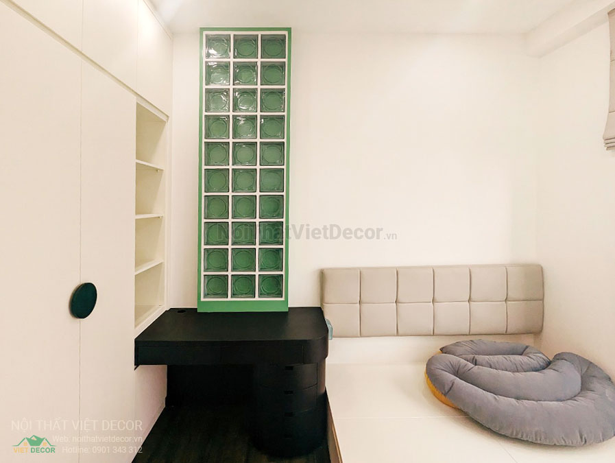 Nội thất Việt Decor thiết kế thi công nội thất căn hộ 3 phòng ngủ tòa nhà CII Tower Bình Thạnh Hồ Chí Minh phòng ngủ 2